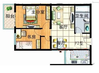 紅安帝都 21室2廳1衛1廚 76㎡